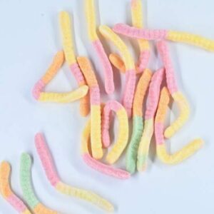 Sour neon worms