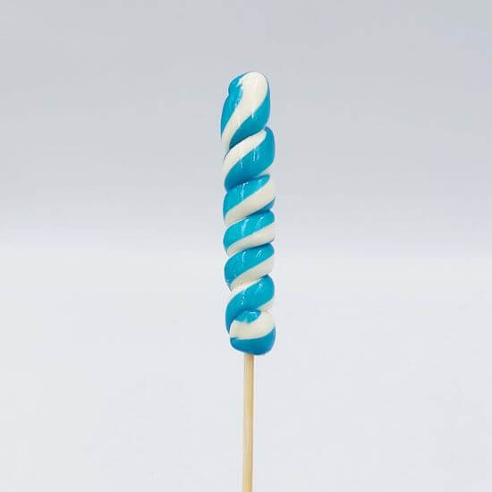 Sweet Factory Spiral Lollipop Blue