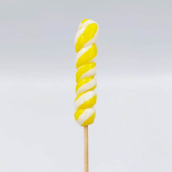 Sweet Factory Spiral Lollipop Yellow
