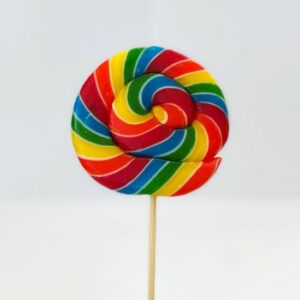 Rainbow Round Lollipop